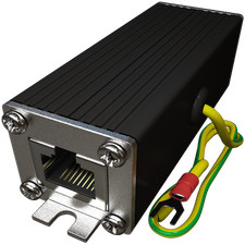 Tupavco TP302 Ethernet Surge Protector PoE++ Gigabit RJ45 Lightning Suppressor picture