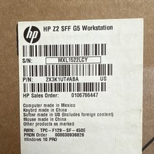 HP Z2 SFF G5 Workstation – Core i5, 16GB RAM, DVD Drive – No Hard Drive NIB picture