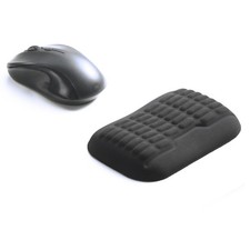 1 PC UnivoColors Ergonomic Memory Foam Mouse Wrist Rest Wave Curve Pad Black picture