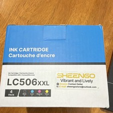 SHEENGO Compatible LC506XXL Ink Cartridge 4-Pack BK/C/M/Y for Brother Inkjet picture