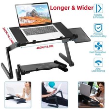 360° Adjustable Laptop Table Stand Lap Sofa Bed Tray Computer Notebook Desk New picture