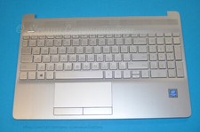 HP 15-DW  (Silver) Laptop Palmrest Assembly with Keyboard (US ENG) + Touchpad picture