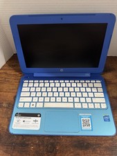 HP Stream RTL 8723 BE Laptop Storage Find Untested No Charger Blue picture