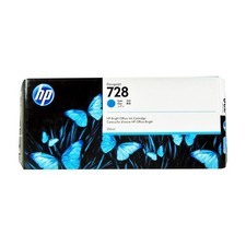 Genuine HP 728 Cyan High Yield 300ml Ink Cartridge HP DesignJet T730 T830 picture