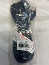 Monoprice 105301 15ft 16AWG Power Extension Cord Cable, 13A (NEMA 5-15P to NEMA picture