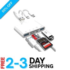 Advanced 5-in-1 Memory Card Reader for Effortless Data Transfers & Charging picture