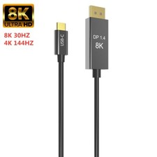 Thunderbolt 3 USB C DisplayPort Cable 8K 60Hz USB Type C 3.1 to DP 1.4 Adapter picture