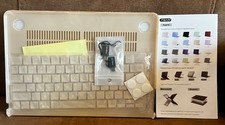 MOSISO - Plastic Hard Shell Case - Compatible w/ MacBook Air - 13.6 in - Pink picture