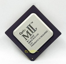 cyrix MII-333GP 66MHZ 2.2V Gold-Plated Ceramic Cpu. High collector's value picture