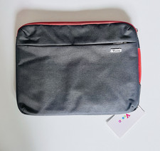 Voova Padded Laptop Tablet Sleeve Case 13in Gray/Orange, Zipper Closure NWT picture