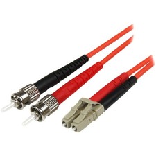 StarTech 5m Multimode Duplex 50/125 LSZH Fiber Optic Cable - LC/ST picture