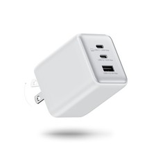 USB C Charger Block 100W 3-Port Wall Fast Charging Power Adapter White Fast picture