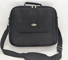 Targus TCC002US Heavy Duty Canvas Laptop Briefcase Messenger Bag Metal Hardware picture