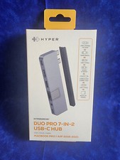 NEW ⭐️ HyperDrive DUO 7-in-2 USB-C Hub Adapter for MacBook Pro Air HDMI picture