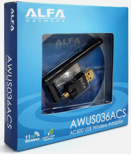 Alfa AWUS036ACS 802.11ac 600Mbps USB Dual Band Long Range WiFi USB Adapter AC600 picture