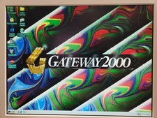 Vintage Gateway 2000 Desktop PC Pentium 166MHz 64MB 6GB Win98-SE Mach64 PCI ISA picture