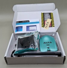 Alfa Network AWUS036NH Long Range USB Adapter 802.11b/g/n + Mount. Missing CD. picture
