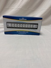 New Unopened Box Manhattan 10- Port USB Hub HI-SPEED picture