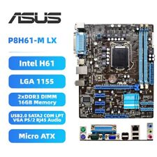 ASUS P8H61-M LX Motherboard M-ATX Intel H61 LGA1155 DDR3 SATA2 VGA COM Audio+I/O picture