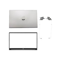 New For HP Pavilion 15-EH 15-EG 15-EG0025NR LCD Back Cover Bezel Hinges Sliver picture