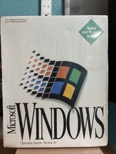 MICROSOFT WINDOWS OPERATING SYSTEM VERSION 3.1 New Sealed Authentic NOS picture
