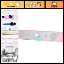 RGB Desktop Soundbar with Dynamic Lighting & Audio Sync - Gaming Sound Bar picture