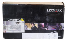 Lexmark C748H1YG Yellow High Yield Toner Cartridge New Sealed With Open Box picture