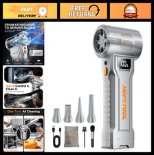 150,000 RPM Cordless Air Duster with Digital Display & LED Light - Rechargeable picture