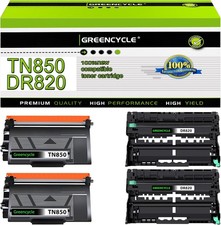 2*TN850 Toner Cartridge 2*DR820 Drum For Brother MFC-L5850DW L5900DW HL-L6200DW picture