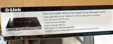 D-LINK DGS-1210-52MP Smart Gigabit Switch 52-Port Poe 4 Sfp. New, Factory sealed picture