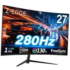 Z-Edge inch Curved Gaming Monitor, 1080P 280Hz 240Hz Computer Screen 27 picture