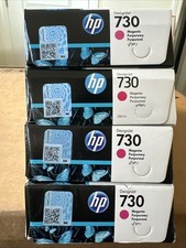 Genuine New HP730 Magenta DesignJet Expired 2025/2024 Look At Pictures (4pcs) picture