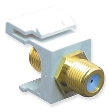 Module F-Type Gold Plated 3GHZ White picture
