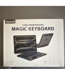 iFacemall Core Penetration Magic Keyboard Case for iPad 10th 10.9, Black NEW picture
