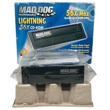 Mad Dog Multimedia 56X CD-ROM IDE Drive MD-ED56R Vintage PC NOS picture
