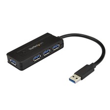 StarTech ST4300MINI 4 Port USB 3.0 Hub Black Mini picture
