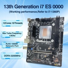 DIY Desktop mainboard Onboard 13th Core CPU Q1J3(i7 ES 0000)12C16T Iris Xe DDR4 picture