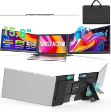 SMISEACOW 15.6 Laptop Screen Extender 1080P FHD Ultra-Slim Plug & Play via USB-C picture