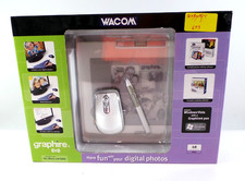 Wacom Graphire 4 Tablet Mouse Pen Holder 6x8 Digital Photo Edit (CTE640W) NEW picture