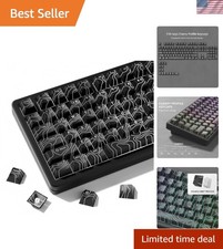 Topographic Keycaps: Shine Through PBT Set for Custom Mechanical Builds picture