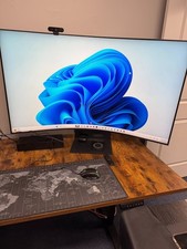 Samsung Odyssey Ark 2nd Gen 55in 4K Mini-LED Curved Gaming Monitor 165Hz picture