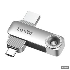 External Solid State Drives Dual USB Connector 1 Lexar D50E 256GB Drive Up Read picture