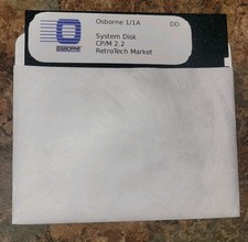 Osborne 1 / 1A Double Density System Disk CP/M 2.2 Boot Disk New Disk picture