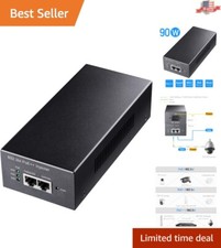 Compact 90W PoE++ Injector Adapter - IEEE Compliant for Fast Data Transfer picture