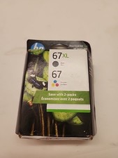 New HP 67XL 67 Original Ink Cartridges April 2024 In Original Box picture