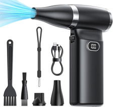 Electric Compressed Air Duster Cordless: 70 MPH High Wind Speed Mini Air Blower picture