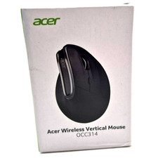 Acer Wireless Vertical Mouse OCC314 Ergonomic Rechargeable Black Mouse picture