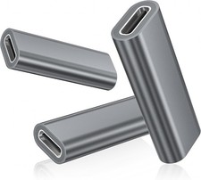 Durable USB C Female to Female Adapter Set - 100W PD, Slim Design & Fast Data picture
