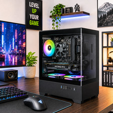Budget i7 + RTX Gaming Desktop PC 16GB RAM 1TB SSD RTX2060 Windows 11 WiFi picture
