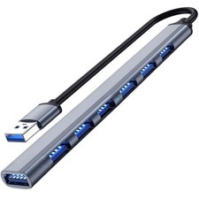 USB Hub 3.0 with 7 Ports, Aluminium USB 3.0 Hub USB Splitter Extender for for... picture